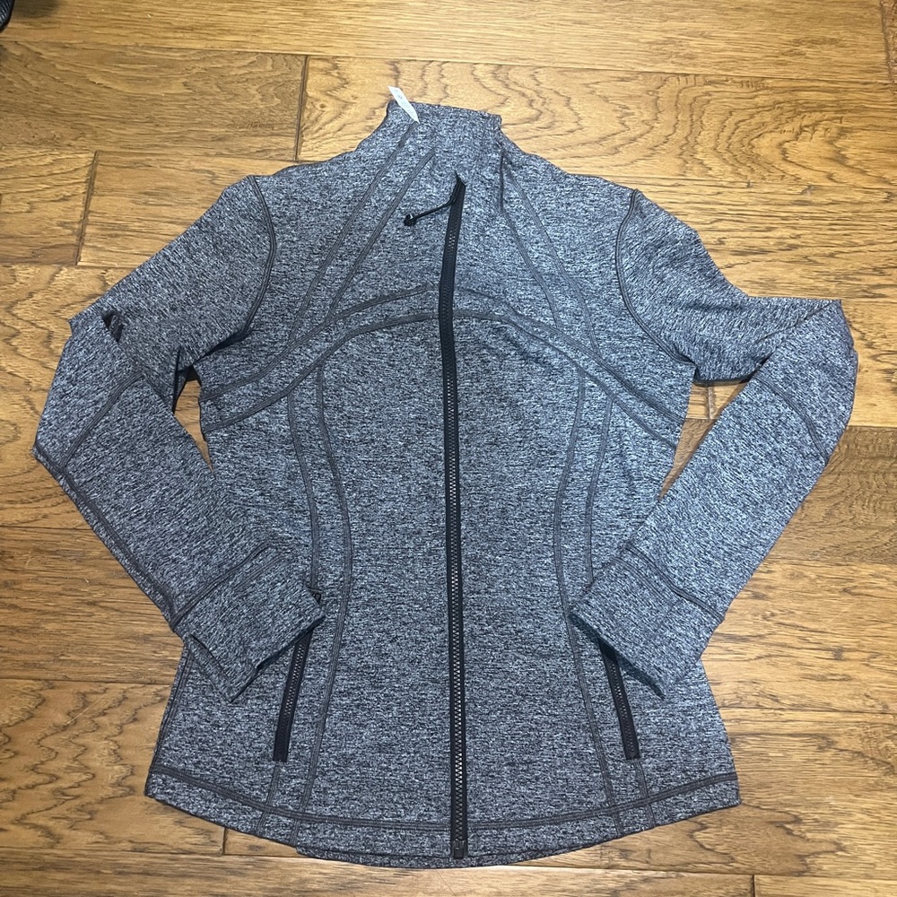 Lululemon Athletica Define Heather Gray Jacket Size 10